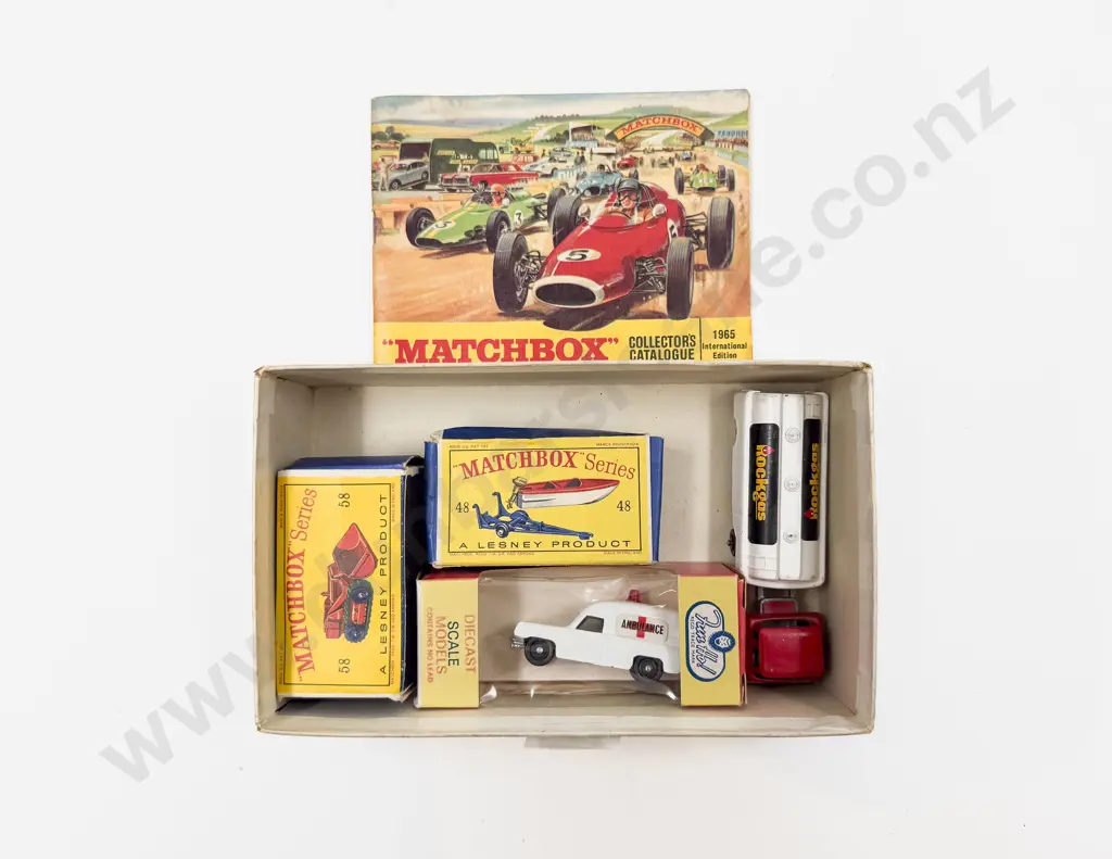 Boxed Funho 35 Ambulance Artic Truck Two Matchbox & Catalogue Image 1++