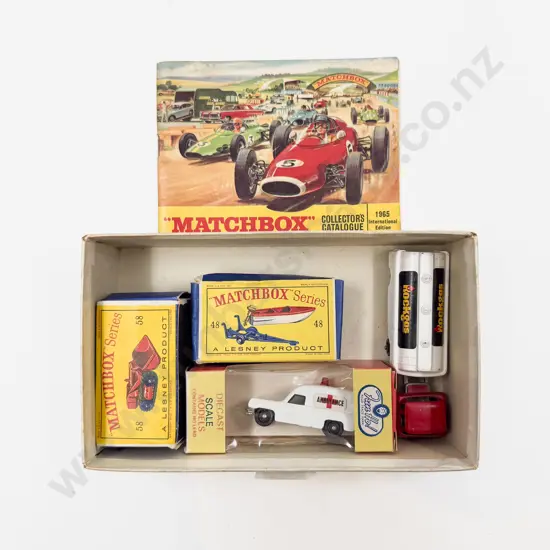 Boxed Funho 35 Ambulance Artic Truck Two Matchbox & Catalogue