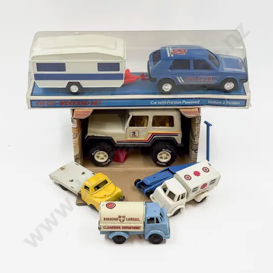 Various Tin Plate & Hard Plastic Models