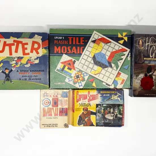 Quantity Vintage Board & Puzzle Games