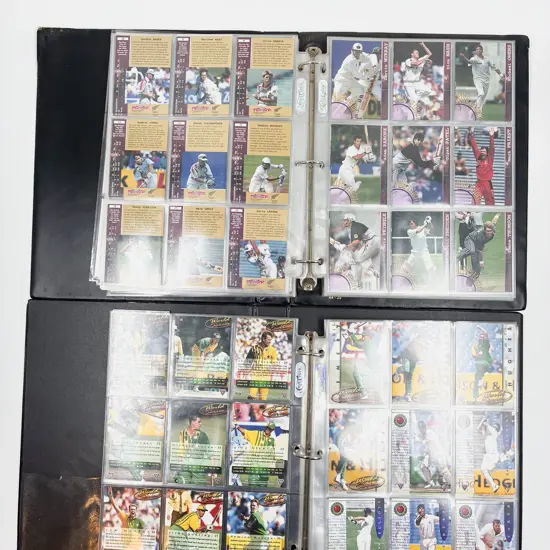 Three Folders Sport Trading Cards