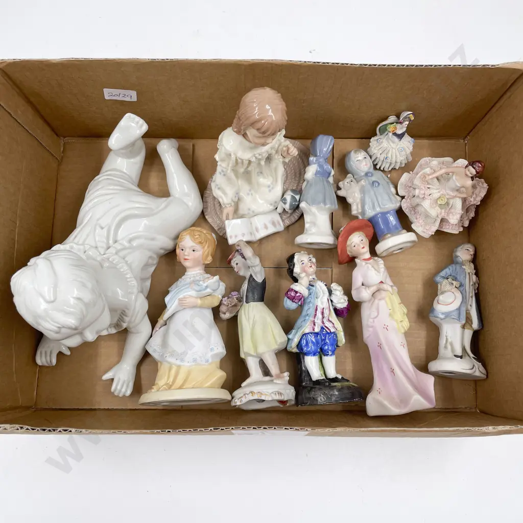 Collection of Various China Dolls and China Doll Ornaments Image 1++