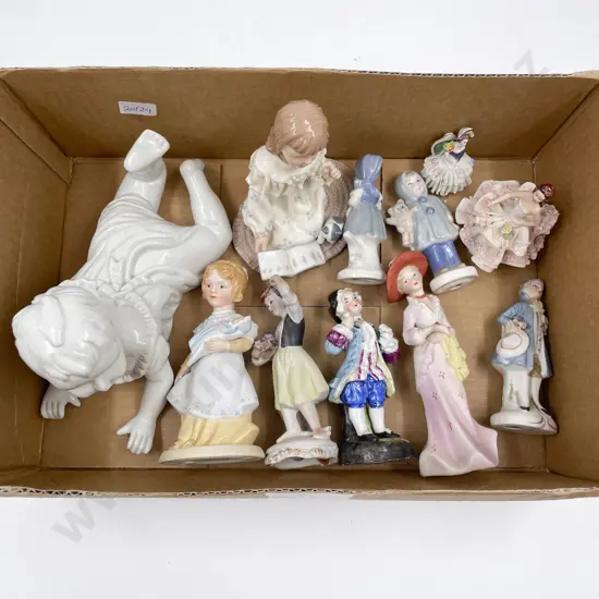 Collection of Various China Dolls and China Doll Ornaments