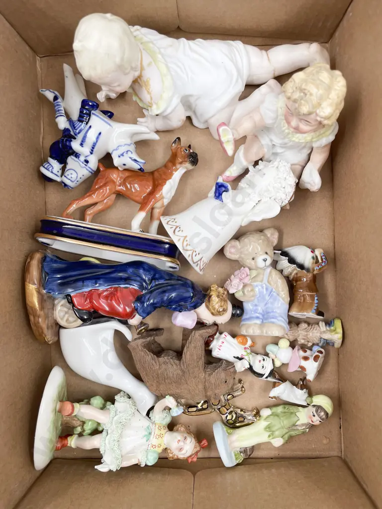 Collection of Various China Dolls and China Doll Ornaments Image 1++