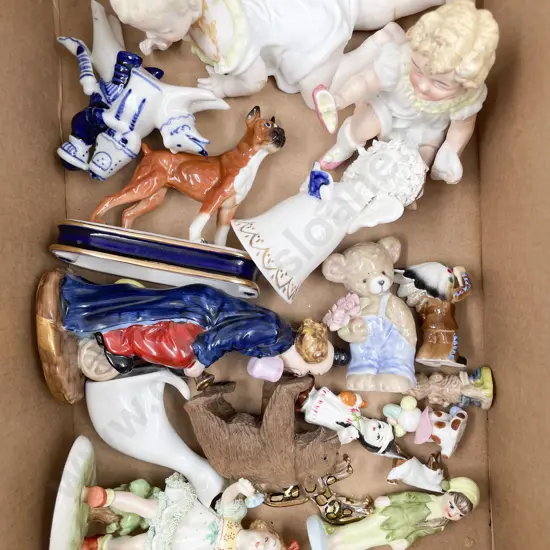 Collection of Various China Dolls and China Doll Ornaments