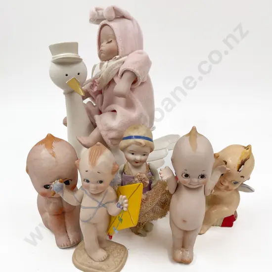 New Bisque Kewpie Dolls and Character Doll