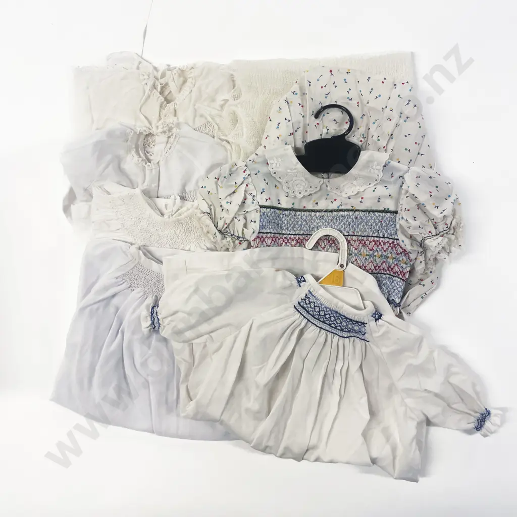 Qty Vintage Toddler Clothing including Smocked Dresses Image 1++