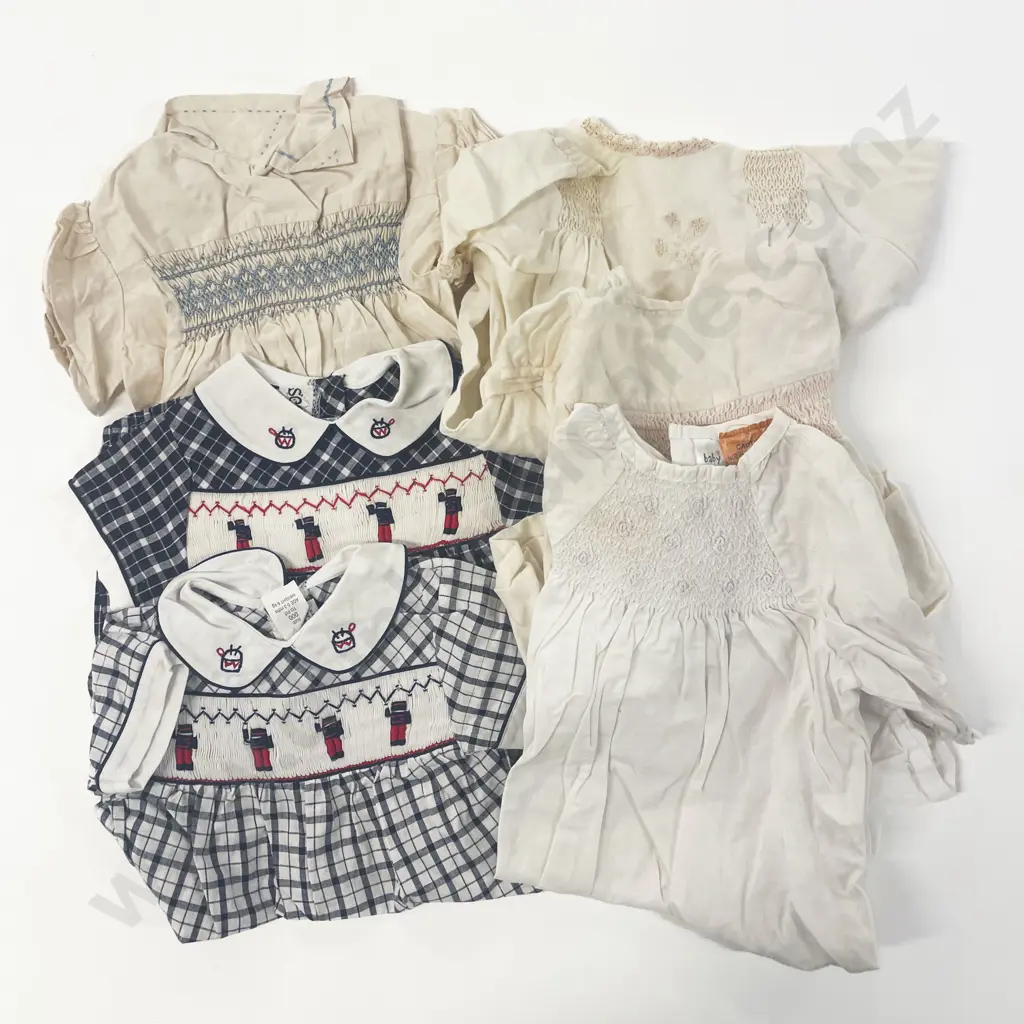 Qty Vintage Toddler Clothing including Smocked Dresses Image 1++
