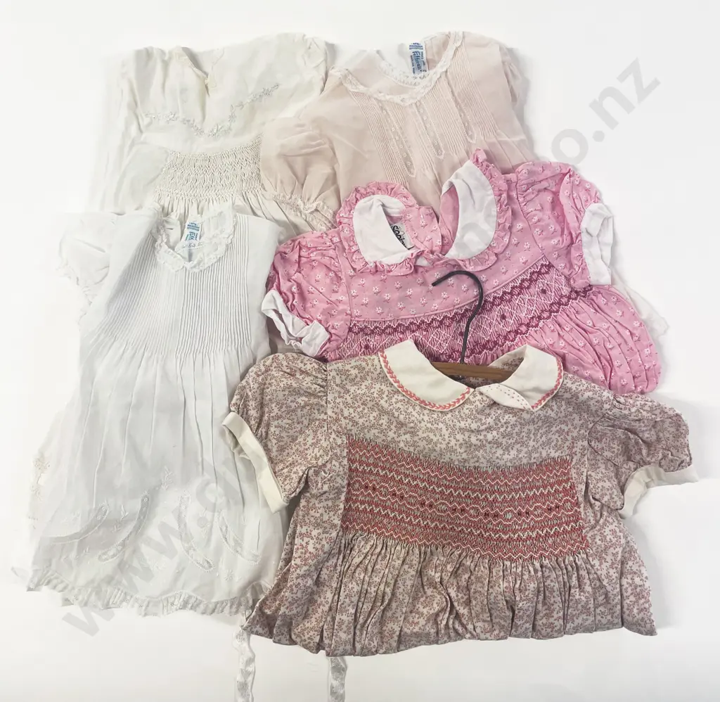 Qty Vintage Toddler Clothing including Smocked Dresses Image 1++