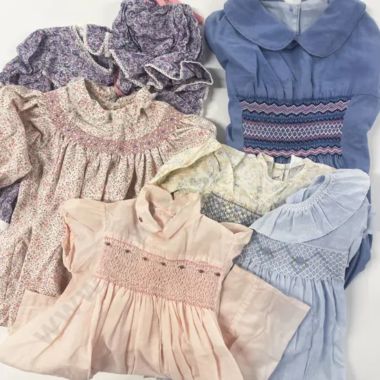 Qty Vintage Toddler Clothing including Smocked Dresses