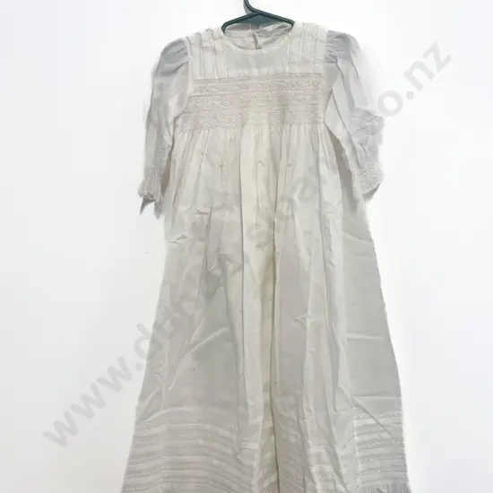 Vintage Lace Christening Gown and Smocked Gown