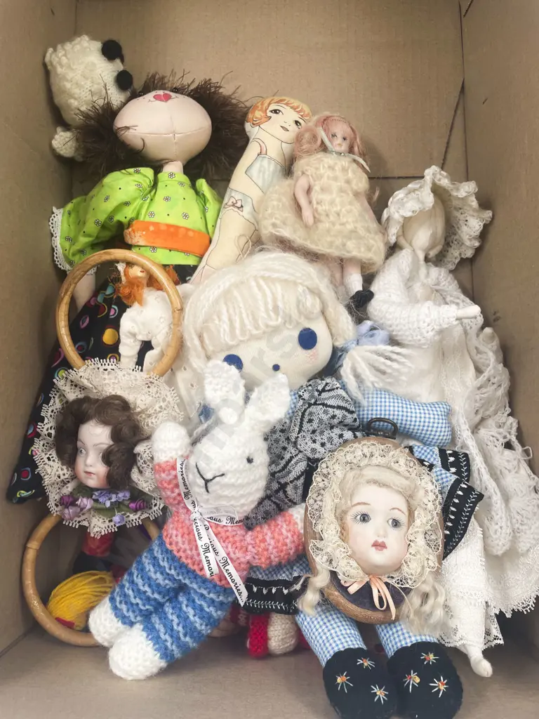 Collection of Handcrafted and Novelty Dolls Image 1++