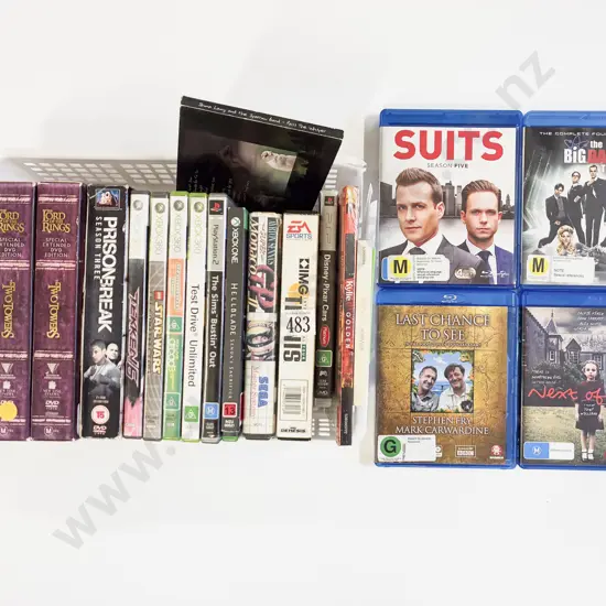 Xbox 360 Games and DVD's