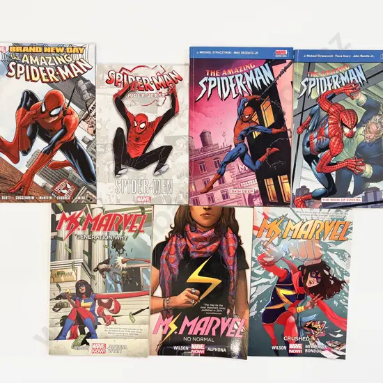 Qty of Marvel Spiderman Graphic Novels