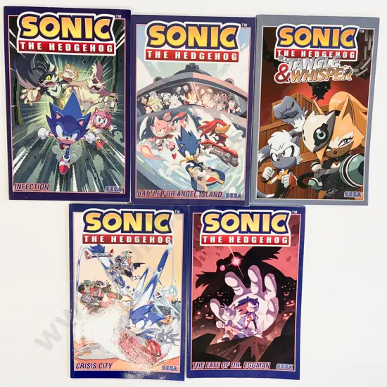 Five Sonic the Hedgehog Graphic Novels