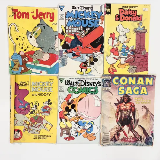 Small Qty of Walt Disney and Other Vintage Comics