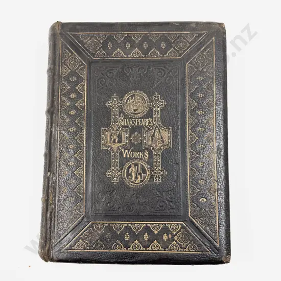 Vintage Leather Bond Shakespeare Works