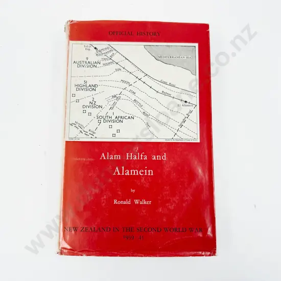 Official History NZ in the WWII - Alam Halfa and Alamein
