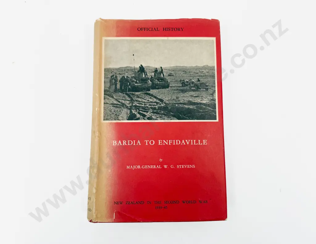 Official History NZ in the WWII - Baraia To Enfidaville Image 1++