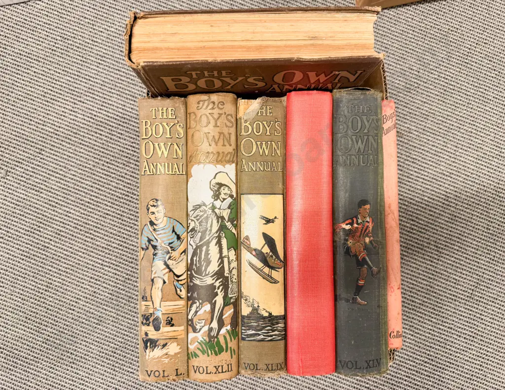 Seven Boys Own Annuals C1930s & 1940s Image 1++