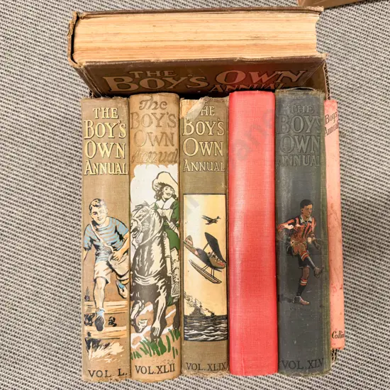 Seven Boys Own Annuals C1930s & 1940s