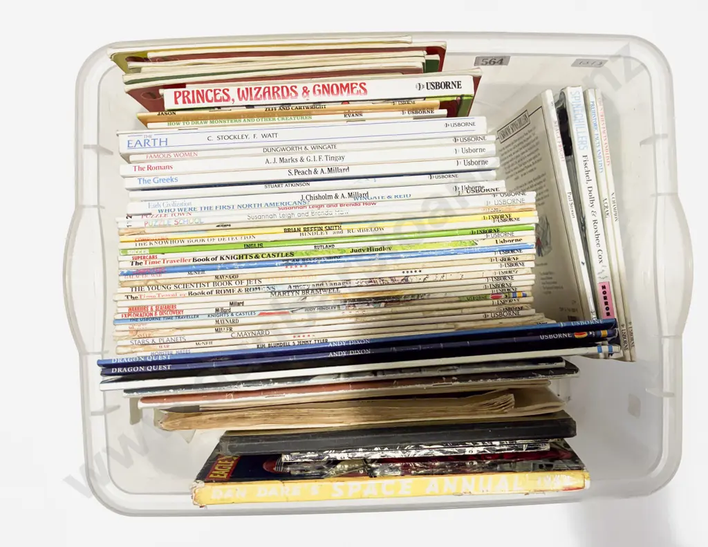 Box of Assorted Books Image 1++