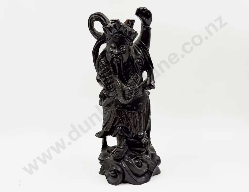 Carved Chinese Immortal Figure (Faults) Image 1++