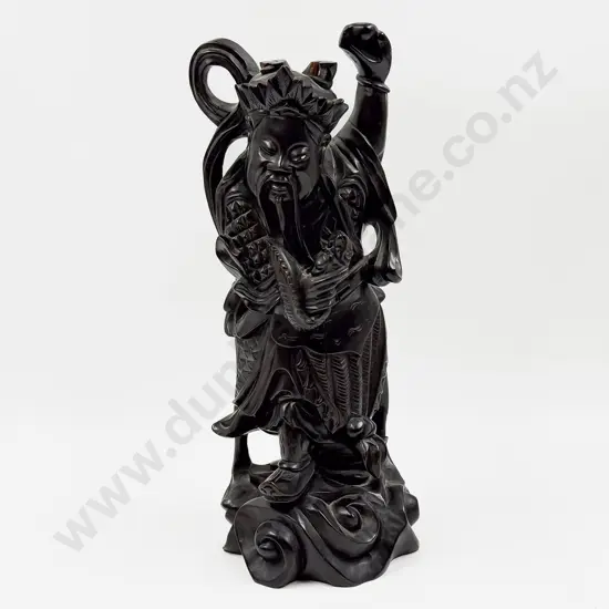 Carved Chinese Immortal Figure (Faults)