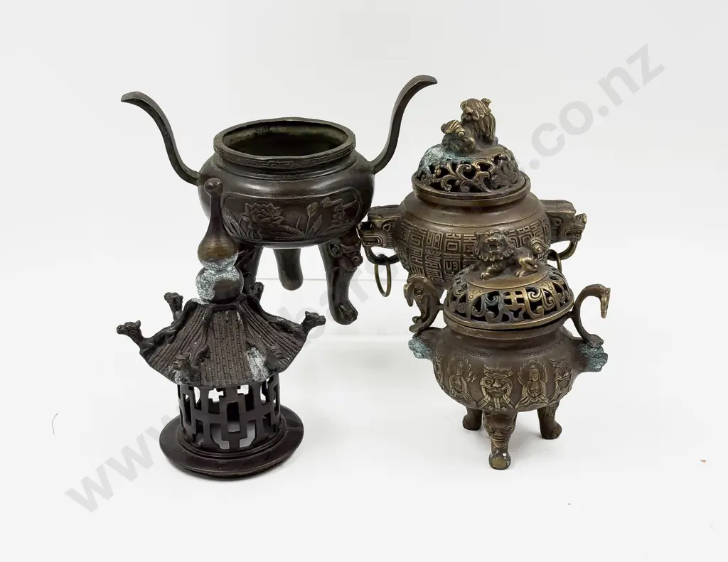 Three Chinese Brass Sensors Image 1++