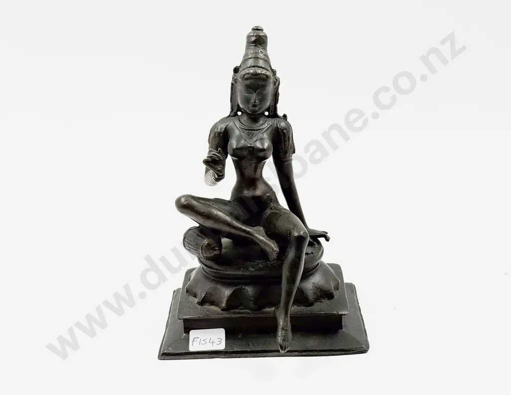 Indian Bronze Sculpture of Parvati Image 1++