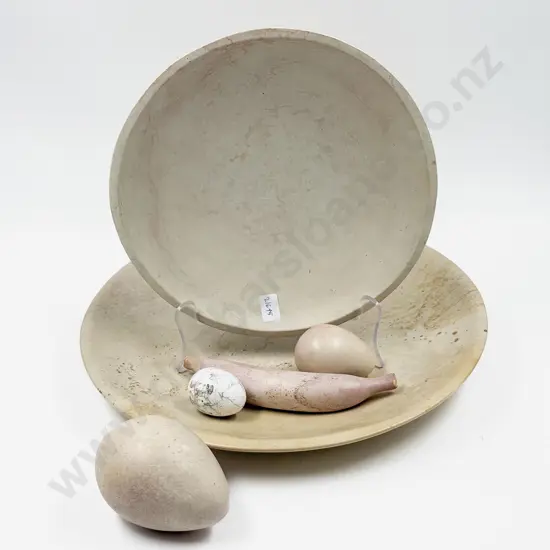 Two Assorted Serving Dishes together with Four Assorted Ornaments