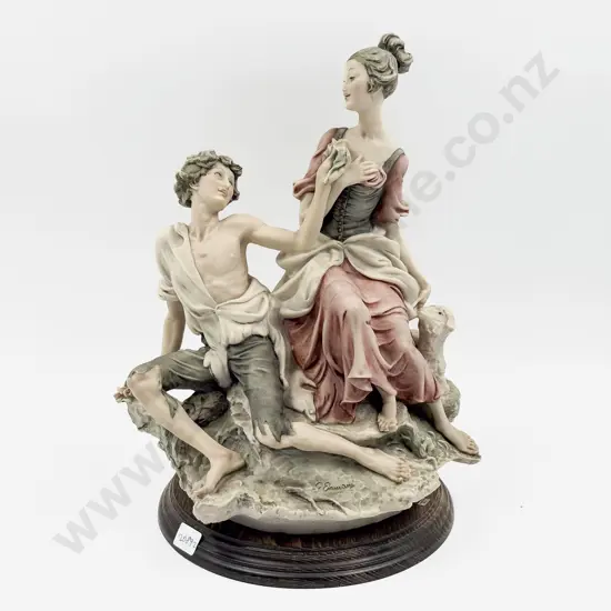 Italian China Group Figure