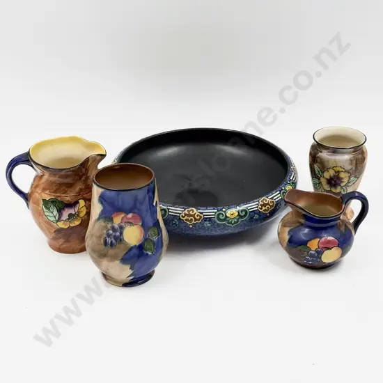 Four Pieces of Tunstall together with Table Bowl