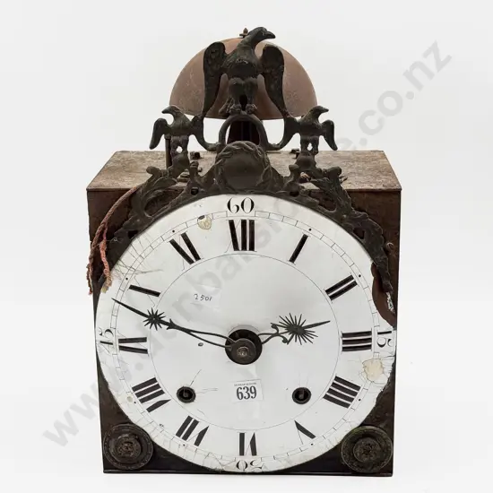 Victorian Grandfather Clock Face