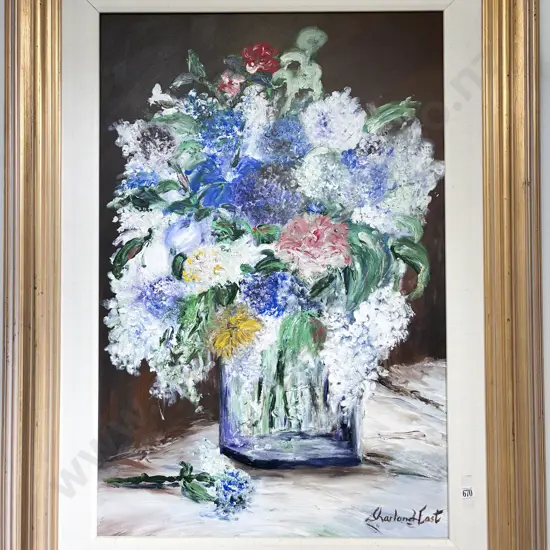 Sharland East - Floral Still Life - Oil on Canvas