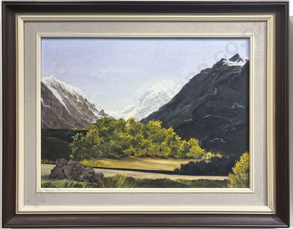 Lauree Southern - Mt Cook - Oil on Board Image 1++