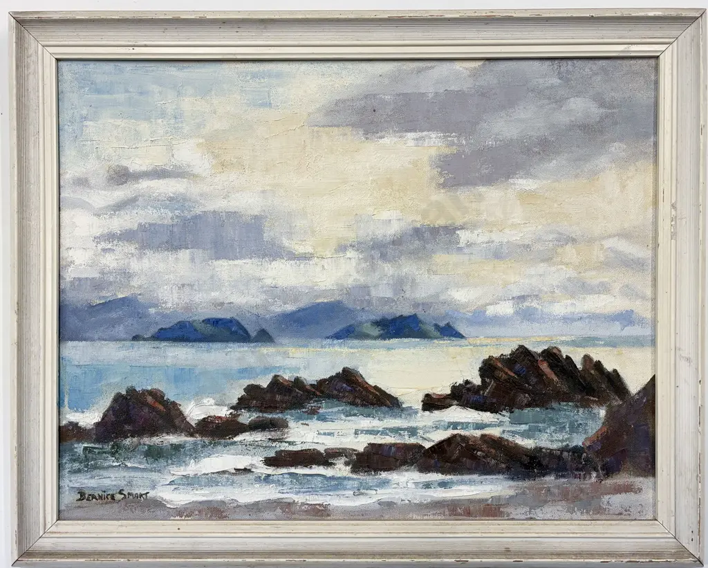 Bernice Smart - Morning Mist - Muritai - Oil on Board Image 1++