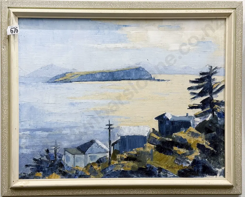 Bernice Smart - Mana Island - Oil on Board Image 1++