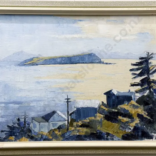 Bernice Smart - Mana Island - Oil on Board