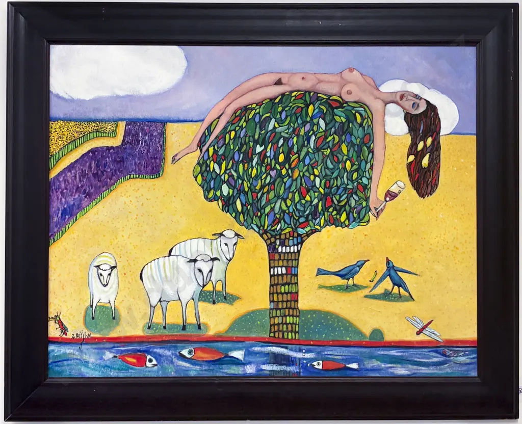 E Van der Westhuizen - I Was There - Oil on Canvas Image 1++