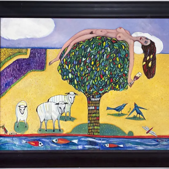 E Van der Westhuizen - I Was There - Oil on Canvas