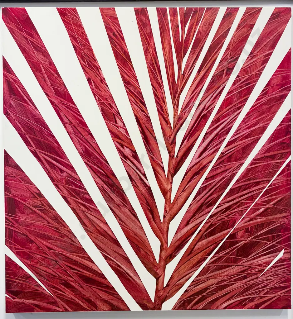 R Mooney - Nikau - Oil on Board Image 1++