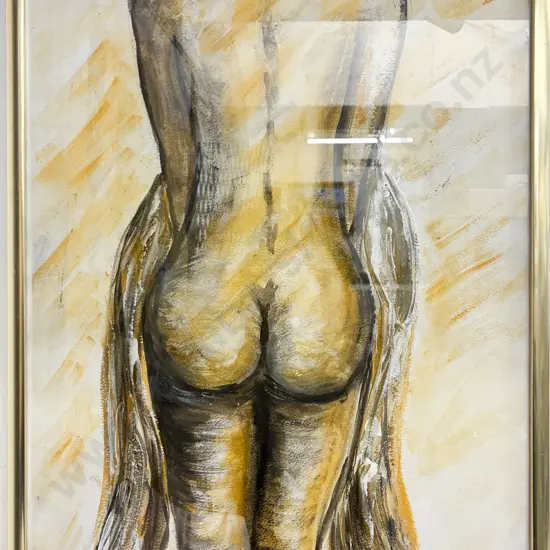 Chrissy - Female Nude Study - Acrylic on Paper