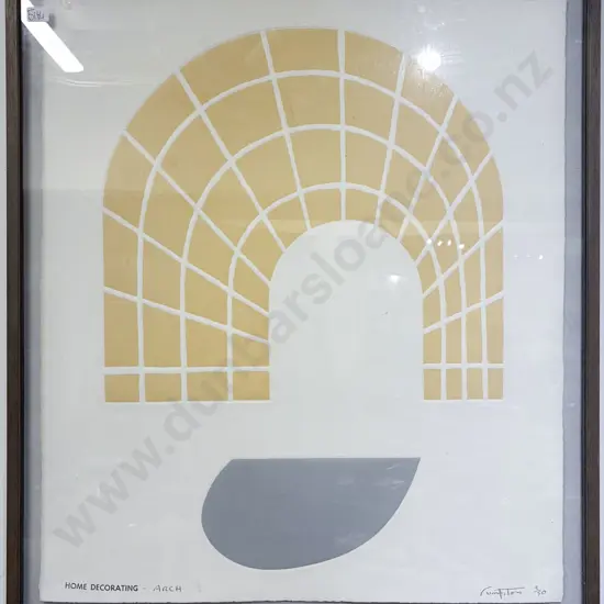 Rodney Fumpston - Home Decorating Arch - Intaglio Print