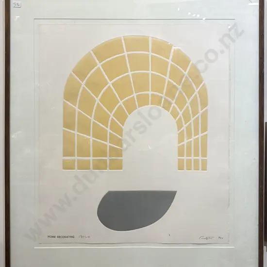 Rodney Fumpston - Home Decorating Arch - Intaglio Print