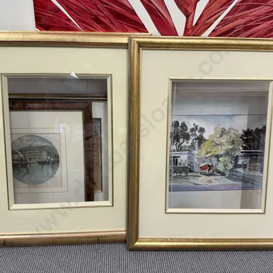Pair Good Quality Fox Frames One Missing Glass