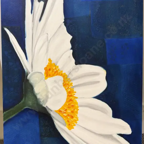 T Gerda - Daisy Study - Acrylic on Canvas & Other