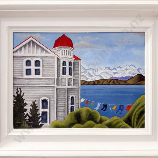 J Tallett - Landscape - Acrylic on Board