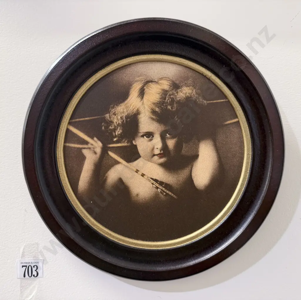 Pair White's Aviation Prints - Cupid Awake & Cupid Asleep Image 1++