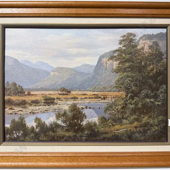 K J Toomer - Punakaiki River Valley - Oil on Canvas